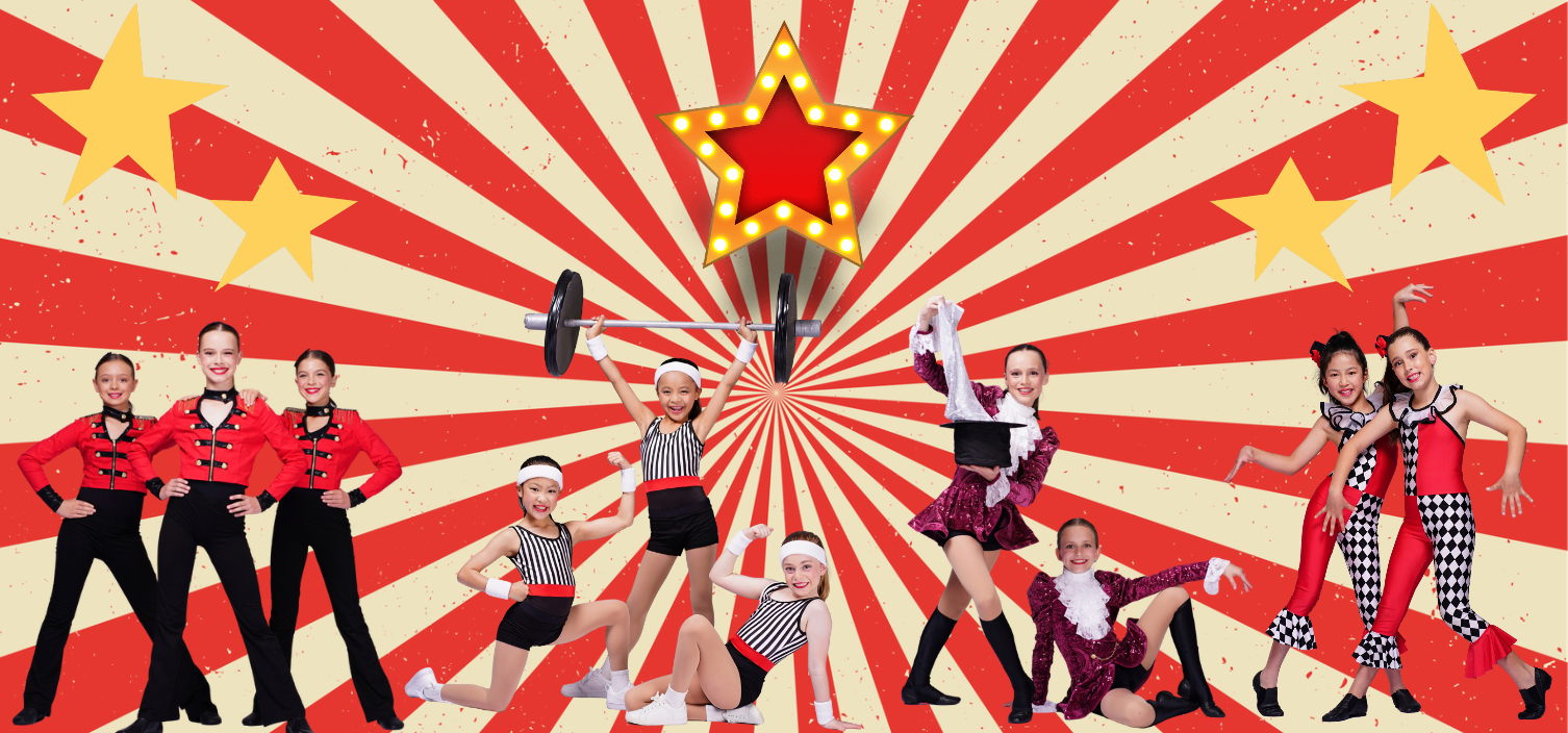 Dancers show off their circus skills 